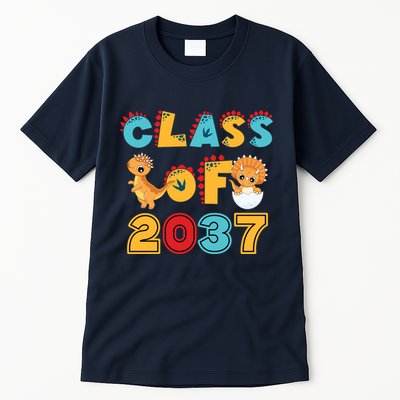 Class Of 2037 Grow With Me Kindergarten Graduation Tall T-Shirt