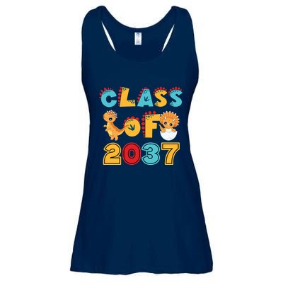 Class Of 2037 Grow With Me Kindergarten Graduation Ladies Essential Flowy Tank