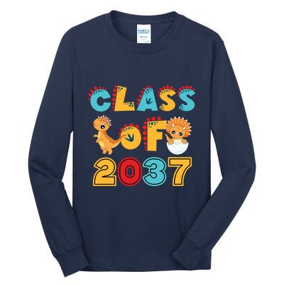 Class Of 2037 Grow With Me Kindergarten Graduation Tall Long Sleeve T-Shirt