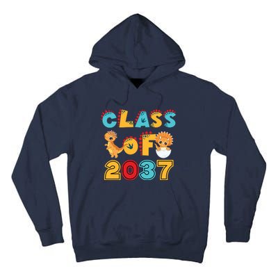 Class Of 2037 Grow With Me Kindergarten Graduation Tall Hoodie