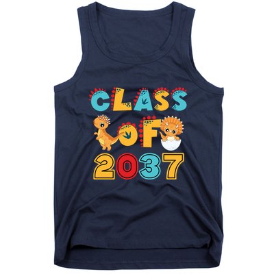 Class Of 2037 Grow With Me Kindergarten Graduation Tank Top