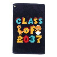 Class Of 2037 Grow With Me Kindergarten Graduation Golf Towel