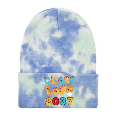 Class Of 2037 Grow With Me Kindergarten Graduation Tie Dye 12in Knit Beanie