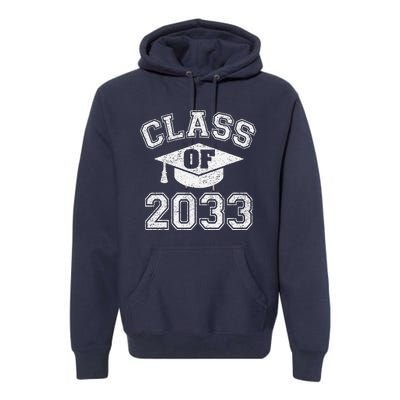 Class Of 2033 Grow With Me First Day Of Kindergarten Gift Premium Hoodie