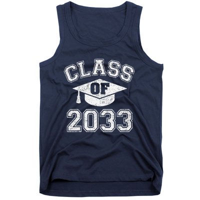 Class Of 2033 Grow With Me First Day Of Kindergarten Gift Tank Top