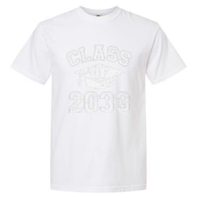 Class Of 2033 Grow With Me First Day Of Kindergarten Gift Garment-Dyed Heavyweight T-Shirt