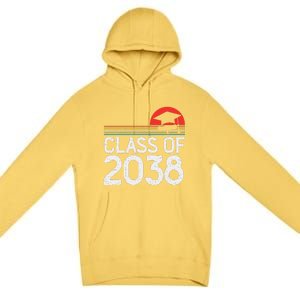 Class Of 2038 Grow With Me Kindergarten To Graduation Premium Pullover Hoodie