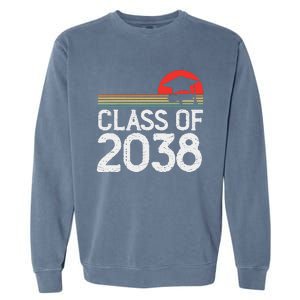 Class Of 2038 Grow With Me Kindergarten To Graduation Garment-Dyed Sweatshirt