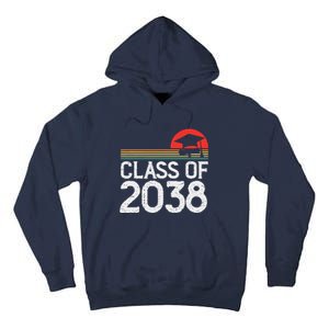 Class Of 2038 Grow With Me Kindergarten To Graduation Tall Hoodie