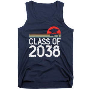 Class Of 2038 Grow With Me Kindergarten To Graduation Tank Top