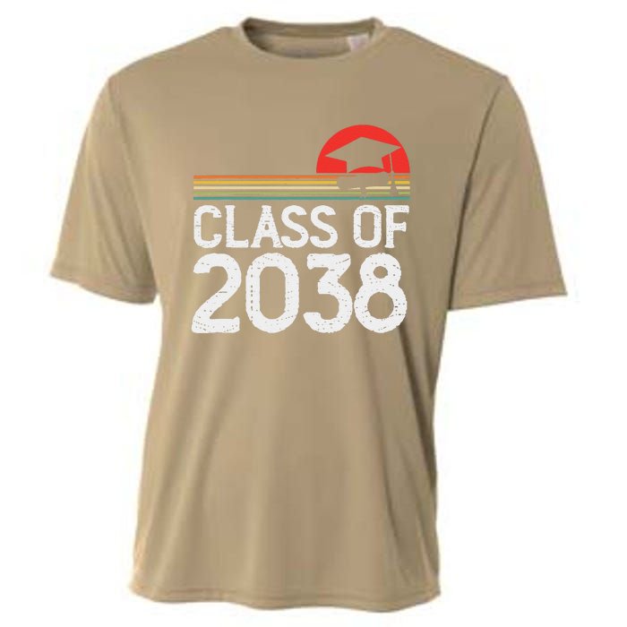 Class Of 2038 Grow With Me Kindergarten To Graduation Cooling Performance Crew T-Shirt