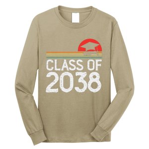 Class Of 2038 Grow With Me Kindergarten To Graduation Long Sleeve Shirt