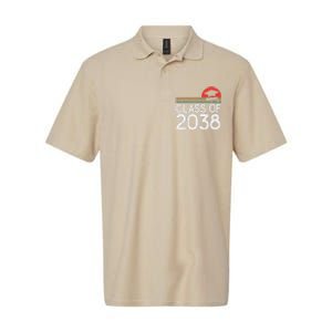 Class Of 2038 Grow With Me Kindergarten To Graduation Softstyle Adult Sport Polo