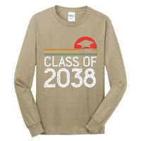 Class Of 2038 Grow With Me Kindergarten To Graduation Tall Long Sleeve T-Shirt