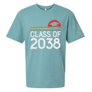 Class Of 2038 Grow With Me Kindergarten To Graduation Sueded Cloud Jersey T-Shirt