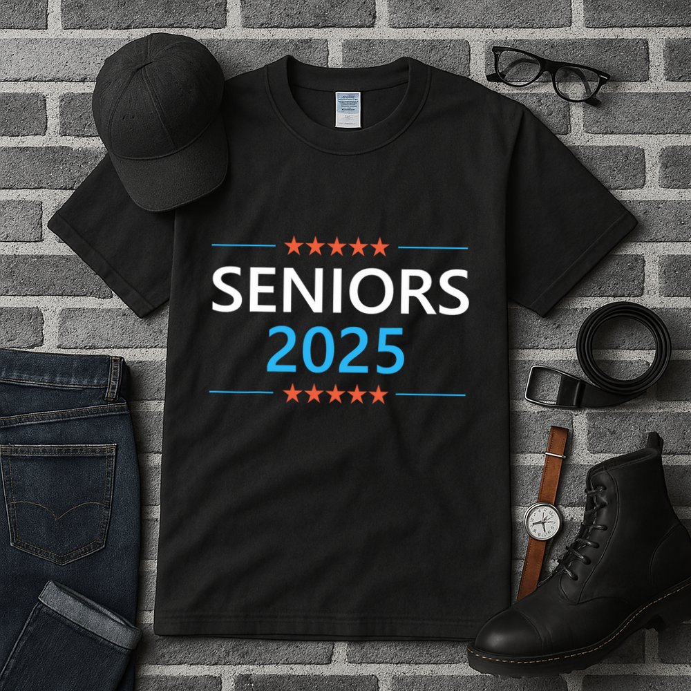 Class Of 2025 Senior Back To School Graduation 25 Graduate Tall T-Shirt
