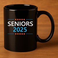 Class Of 2025 Senior Back To School Graduation 25 Graduate 11oz C Handle Ceramic Mug