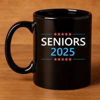 Class Of 2025 Senior Back To School Graduation 25 Graduate 11oz C Handle Ceramic Mug