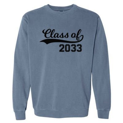 Class Of 2033 Grow With Me First Day Of School Garment-Dyed Sweatshirt