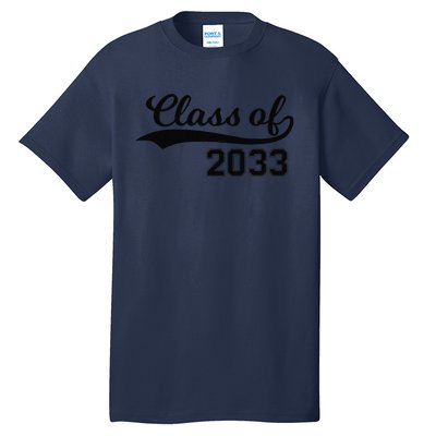 Class Of 2033 Grow With Me First Day Of School Tall T-Shirt