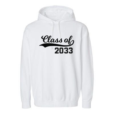 Class Of 2033 Grow With Me First Day Of School Garment-Dyed Fleece Hoodie