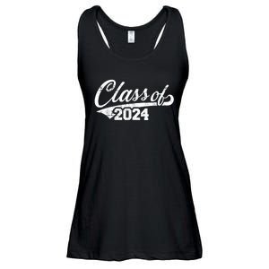 Class Of 2024 Happy 100th Day Of School Ladies Essential Flowy Tank