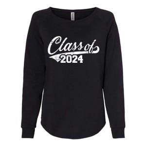 Class Of 2024 Happy 100th Day Of School Womens California Wash Sweatshirt