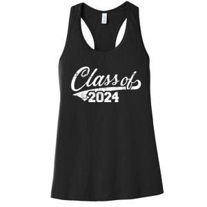 Class Of 2024 Happy 100th Day Of School Women's Racerback Tank