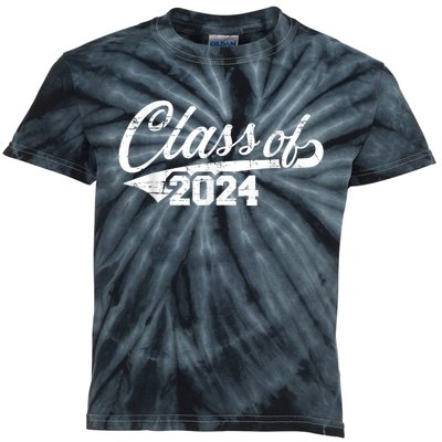 Class Of 2024 Happy 100th Day Of School Kids Tie-Dye T-Shirt