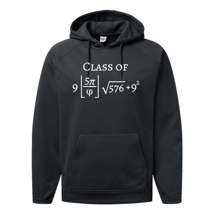 Class Of 2025 Funny Math Pi Freshman Graduation Gift Performance Fleece Hoodie