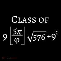 Class Of 2025 Funny Math Pi Freshman Graduation Gift Tall T-Shirt