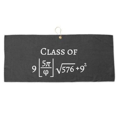 Class Of 2025 Funny Math Pi Freshman Graduation Gift Large Microfiber Waffle Golf Towel
