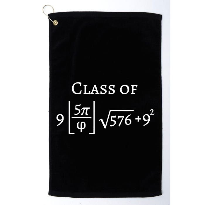 Class Of 2025 Funny Math Pi Freshman Graduation Gift Golf Towel