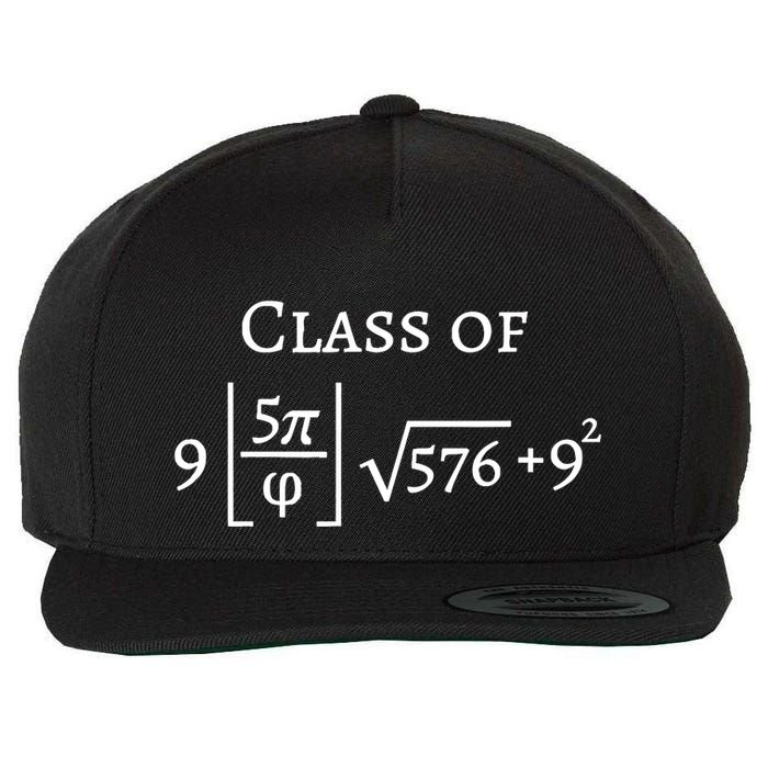 Class Of 2025 Funny Math Pi Freshman Graduation Gift Wool Snapback Cap