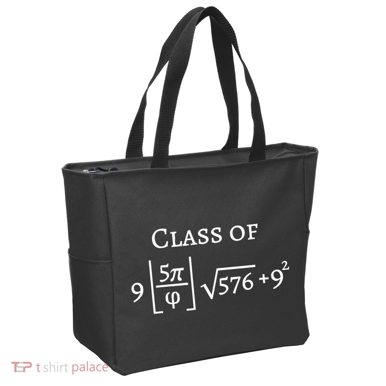 Class Of 2025 Funny Math Pi Freshman Graduation Gift Zip Tote Bag