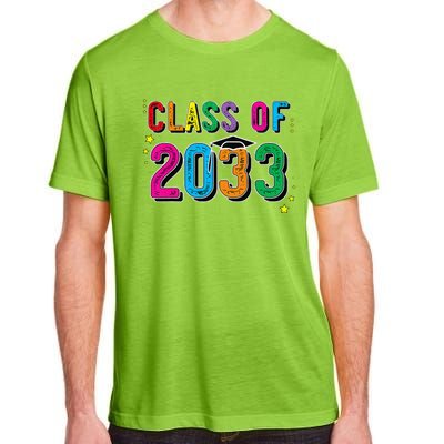 CLASS OF 2033 Grow With Me Funny First Day Of School Adult ChromaSoft Performance T-Shirt