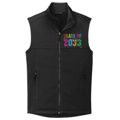 CLASS OF 2033 Grow With Me Funny First Day Of School Collective Smooth Fleece Vest