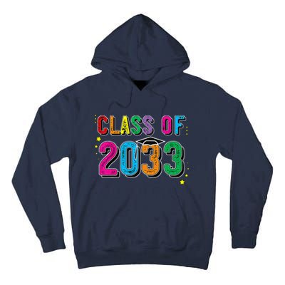 CLASS OF 2033 Grow With Me Funny First Day Of School Tall Hoodie