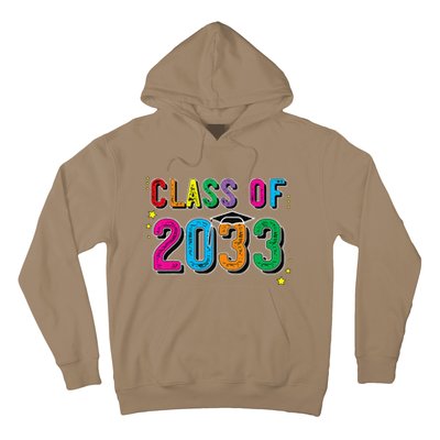 CLASS OF 2033 Grow With Me Funny First Day Of School Hoodie