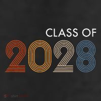 Class Of 2028 College University High School Future Graduate 7 Panel Mesh Trucker Snapback Hat