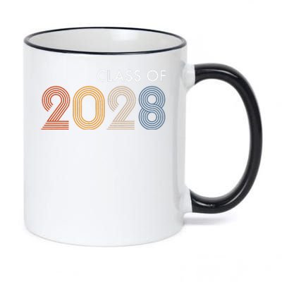 Class Of 2028 College University High School Future Graduate 11oz Black Color Changing Mug