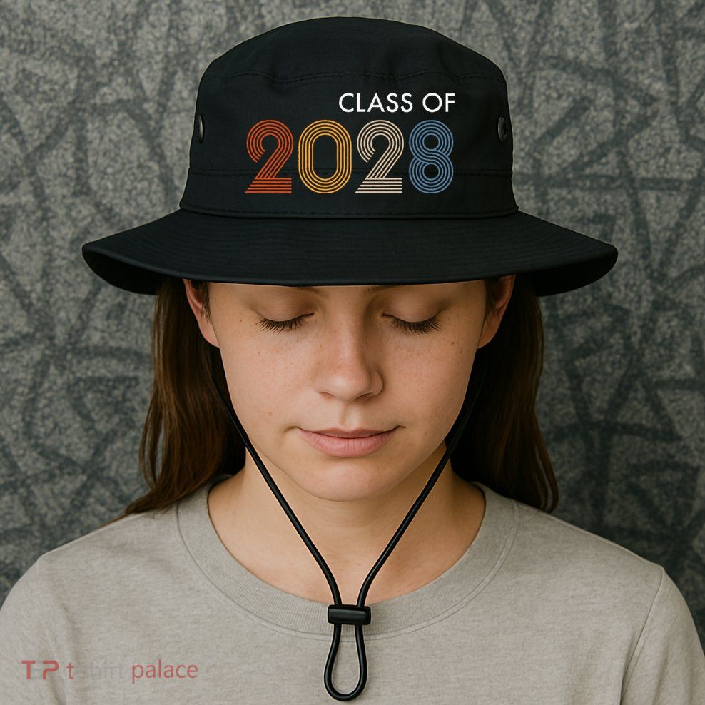 Class Of 2028 College University High School Future Graduate Bucket Hat