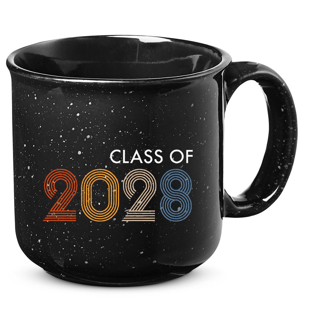 Class Of 2028 College University High School Future Graduate 15oz Campfire Ceramic Mug