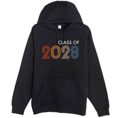 Class Of 2028 College University High School Future Graduate Premium Pullover Hoodie