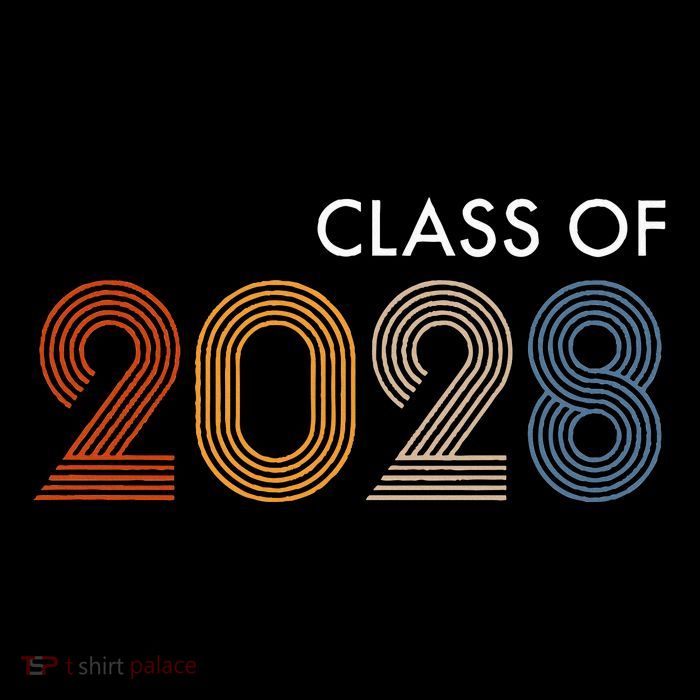 Class Of 2028 College University High School Future Graduate Youth Performance Sprint T-Shirt