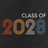 Class Of 2028 College University High School Future Graduate Golf Towel