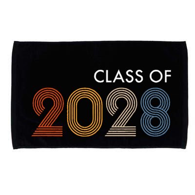 Class Of 2028 College University High School Future Graduate Microfiber Hand Towel