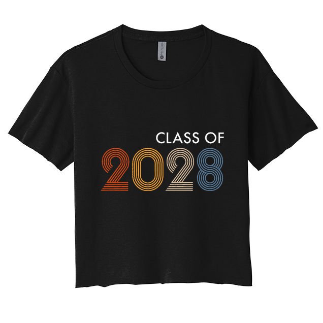 Class Of 2028 College University High School Future Graduate Crop Top