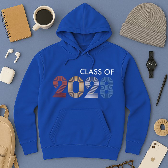 Class Of 2028 College University High School Future Graduate Hoodie