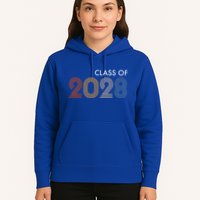 Class Of 2028 College University High School Future Graduate Hoodie